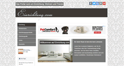 Desktop Screenshot of einrichtung.com