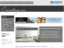 Tablet Screenshot of einrichtung.com